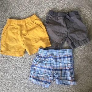 Toddler boys shorts- lot of 3!